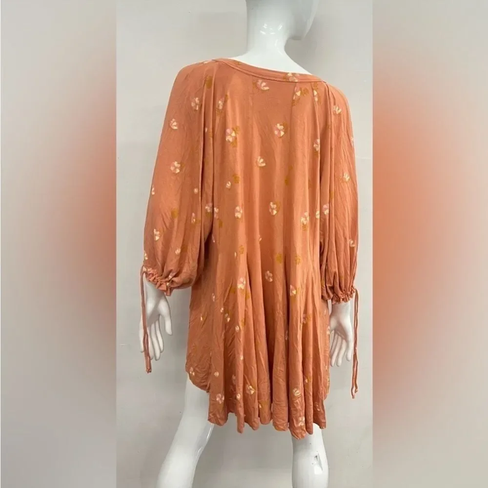 Free People Winter Sun Dress In Orange